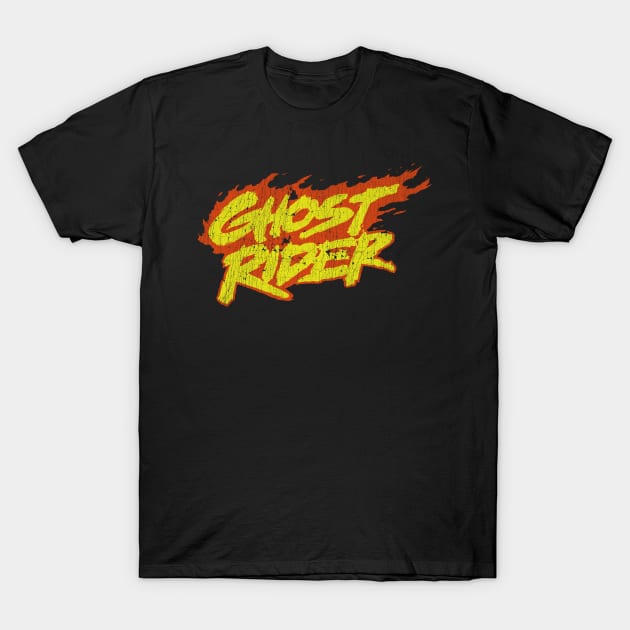 Ghost rider vintage Logo T-Shirt by OniSide